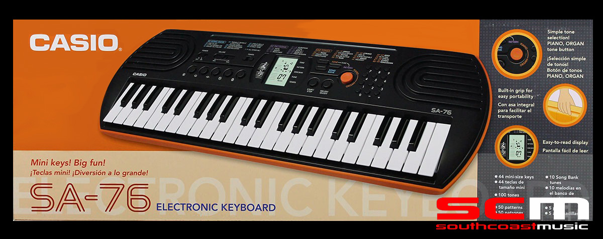 Casio sa76 44 mini sized keys 100 tones best sale