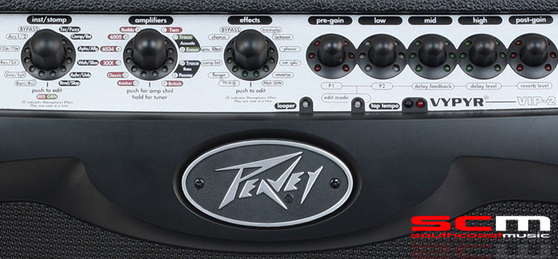 PEAVEY VYPYR VIP 2 MULTI INSTRUMENT 40 WATT MODELING ELECTRIC GUITAR AMPLIFIER South Coast Music