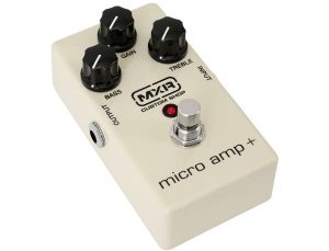 MXR CUSTOM SHOP CSP233 MICRO AMP + PLUS BOOST ELECTRIC GUITAR FX PEDAL