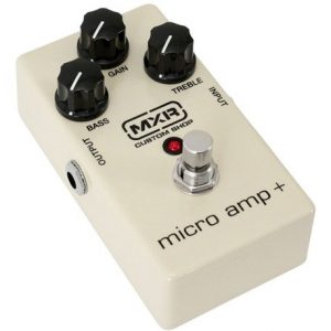 MXR CUSTOM SHOP CSP233 MICRO AMP + PLUS BOOST ELECTRIC GUITAR FX PEDAL