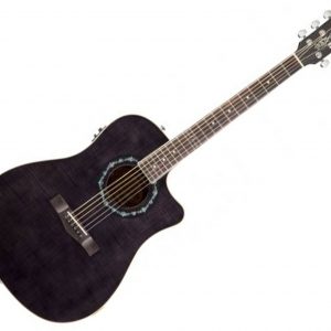 Fender T-Bucket 300CE V2 Black Trans Flame ACOUSTIC GUITAR