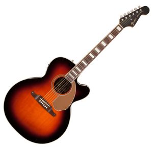 fender Kingsman 3 tone sunburst acoustic electric guitar