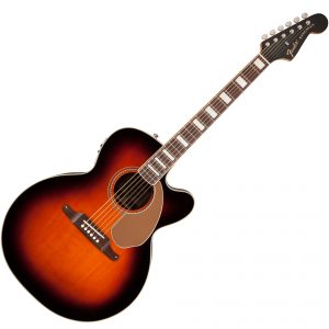 fender Kingsman 3 tone sunburst acoustic electric guitar