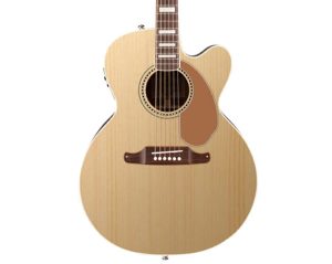 fender kingsman jumbo natural acoustic electric guitar