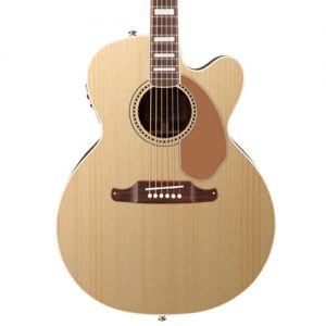 fender kingsman jumbo natural acoustic electric guitar