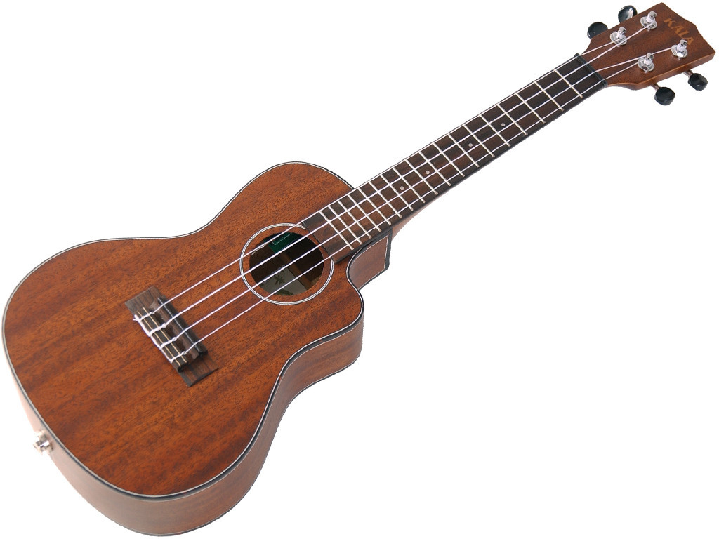 Kala KA-SMHCE-C SOLID WOOD CONCERT CUTAWAY UKULELE – Music