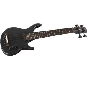 kala bass ukulele black main