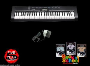 CASIO CTK1200 PACKAGE ADAPTOR WITH DVDS