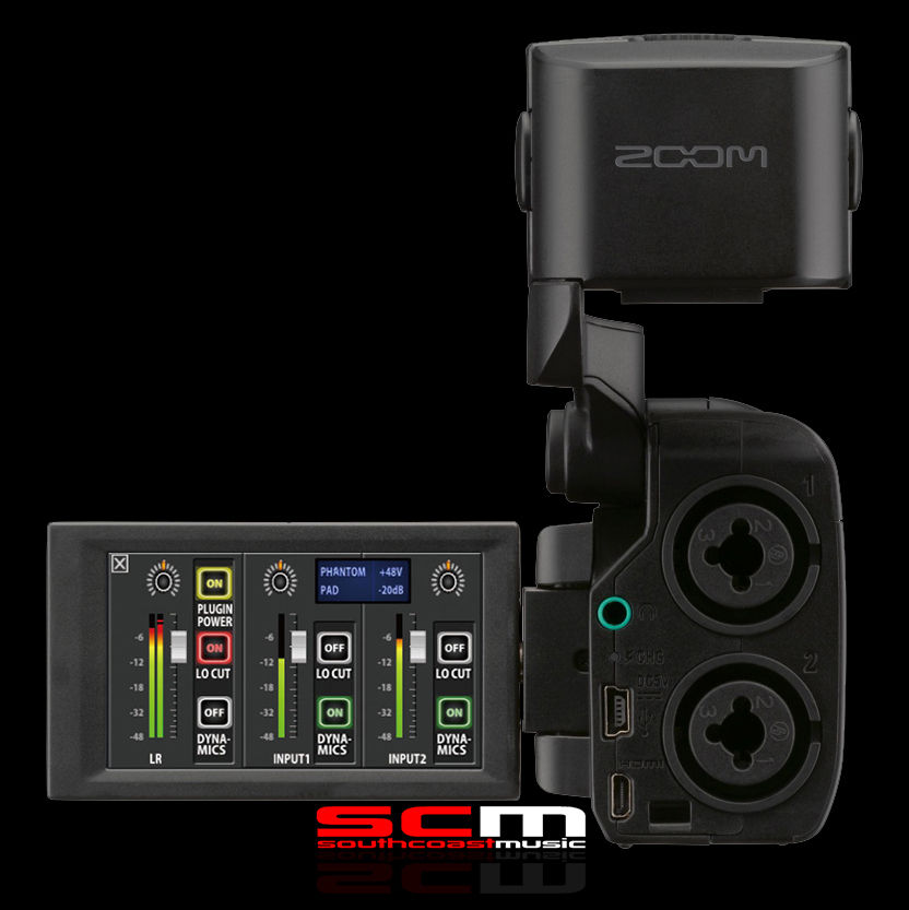 ZOOM Q8 HANDY HAND HELD HD RECORDER with INTERCHANGEABLE MICROPHONE SYSTEM