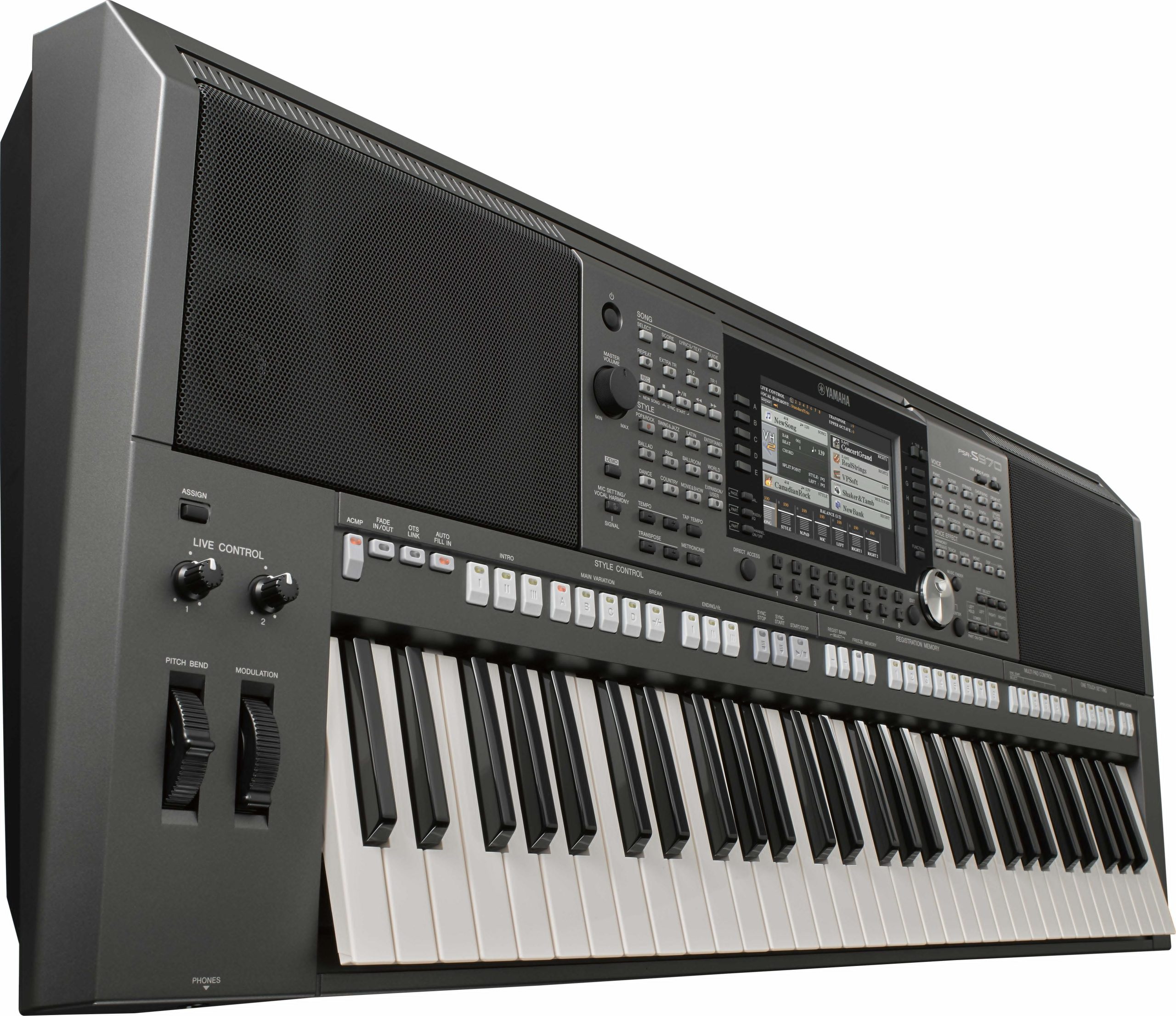 Yamaha PSRS970 Arranger Workstation Keyboard with Vocal Harmony Functionality PSRS-970