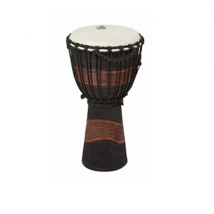 toca 12 inch djembe hand drum black brown TOCTSSDJLB street series