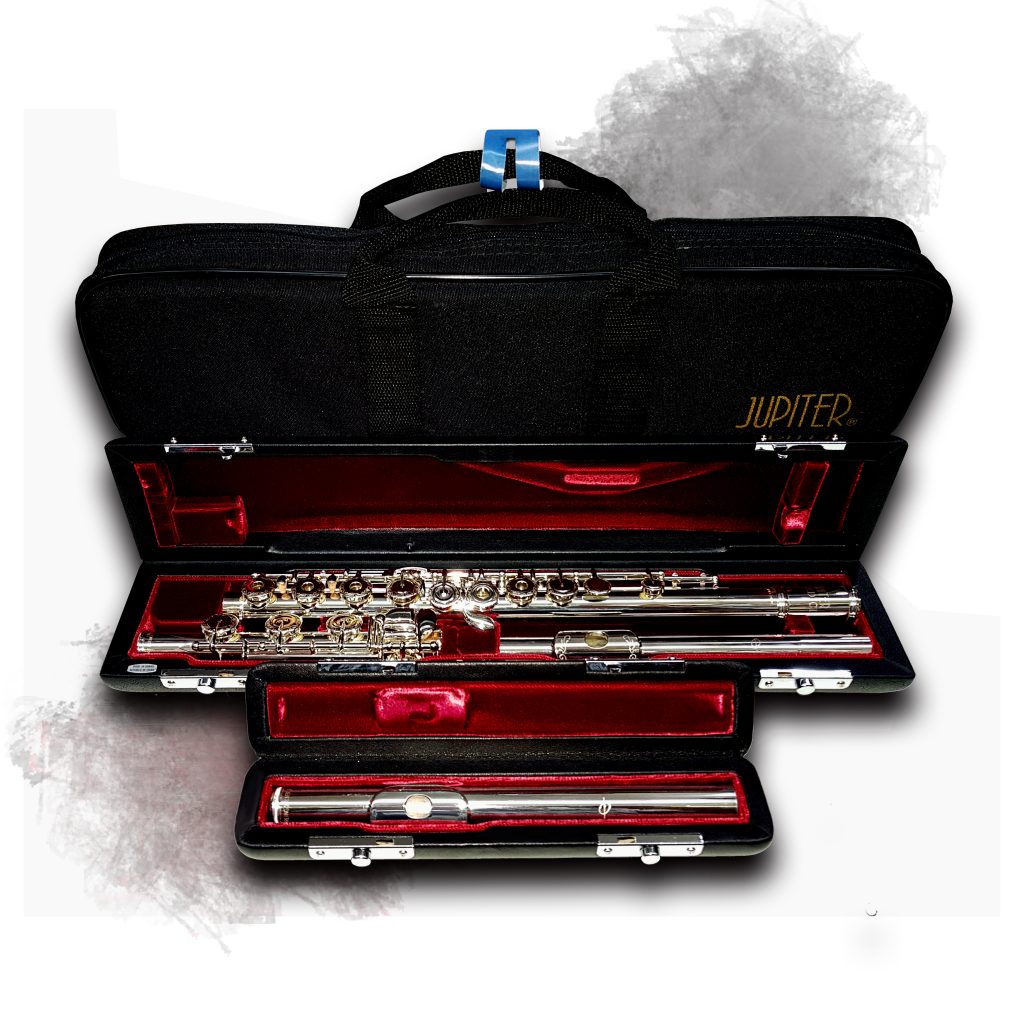 diMEDICI Solid Sterling Silver Flute with 2 Solid Sterling Silver