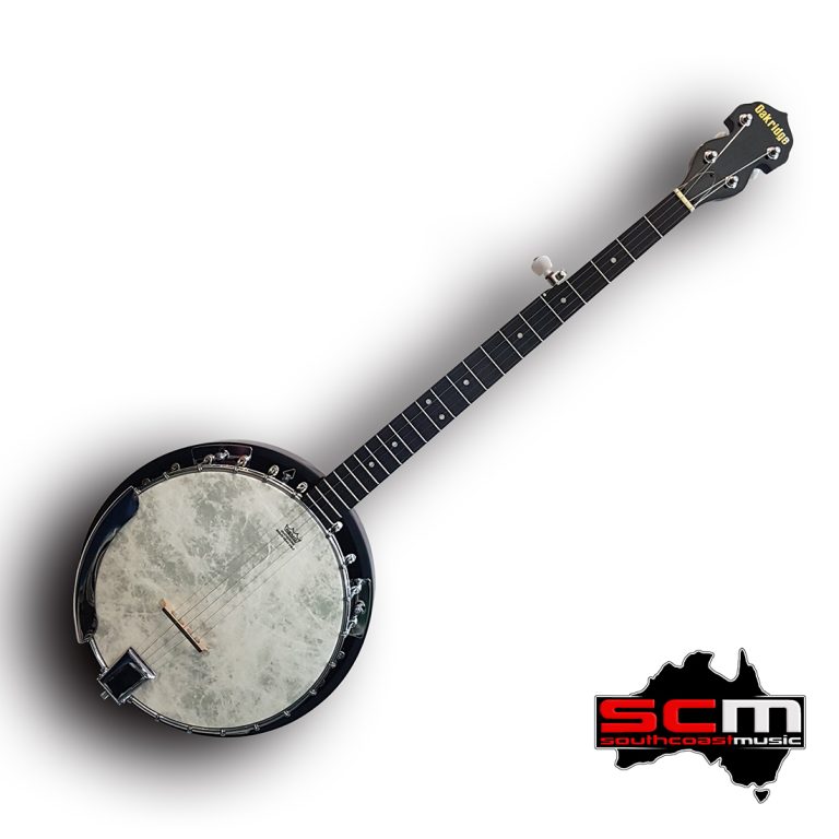 Oakridge 5 String Banjo with Resonator Rosewood Fingerboard 24 Brackets