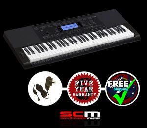 CASIO CTK5200 PORTABLE ARRANGER KEYBOARD WITH BONUS AC ADAPTOR & FREE P+H!