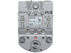 ZOOM A3 PRE AMP AND FX PEDAL FOR ACOUSTIC GUITAR