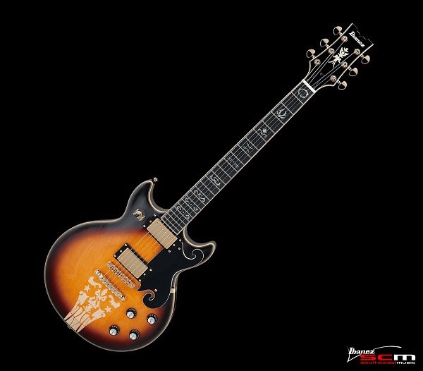 LImited Edition Ibanez Artist Series AR725 Double Agent Electric Guitar Violin Sunburst Finish South Coast Music