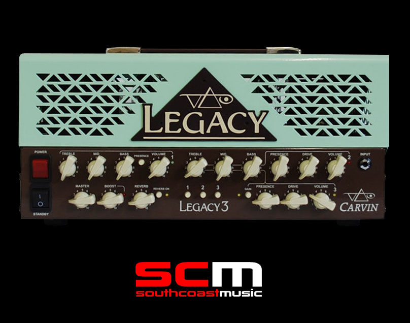CARVIN STEVE VAI LEGACY 3 VL300 GUITAR AMPLIFIER HEAD Vai Green