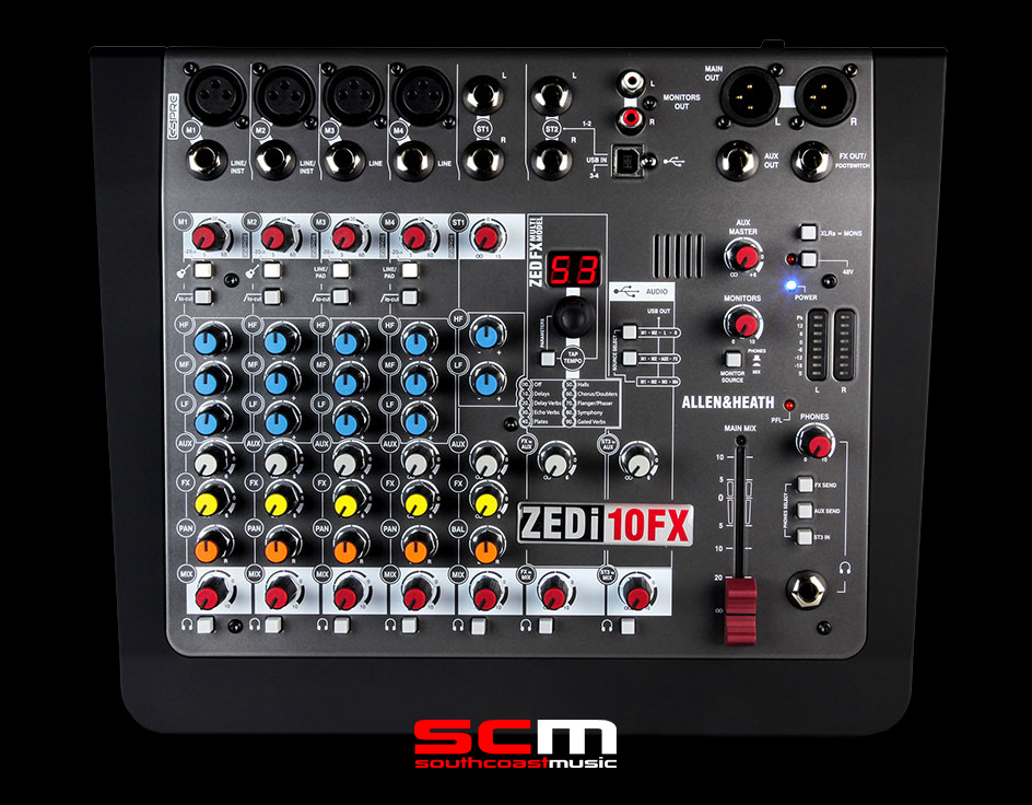 COMPACT　4x4　–　FX　ZEDi-10FX　Music　USB　with　HYBRID　MIXER　ALLEN　Coast　HEATH　South