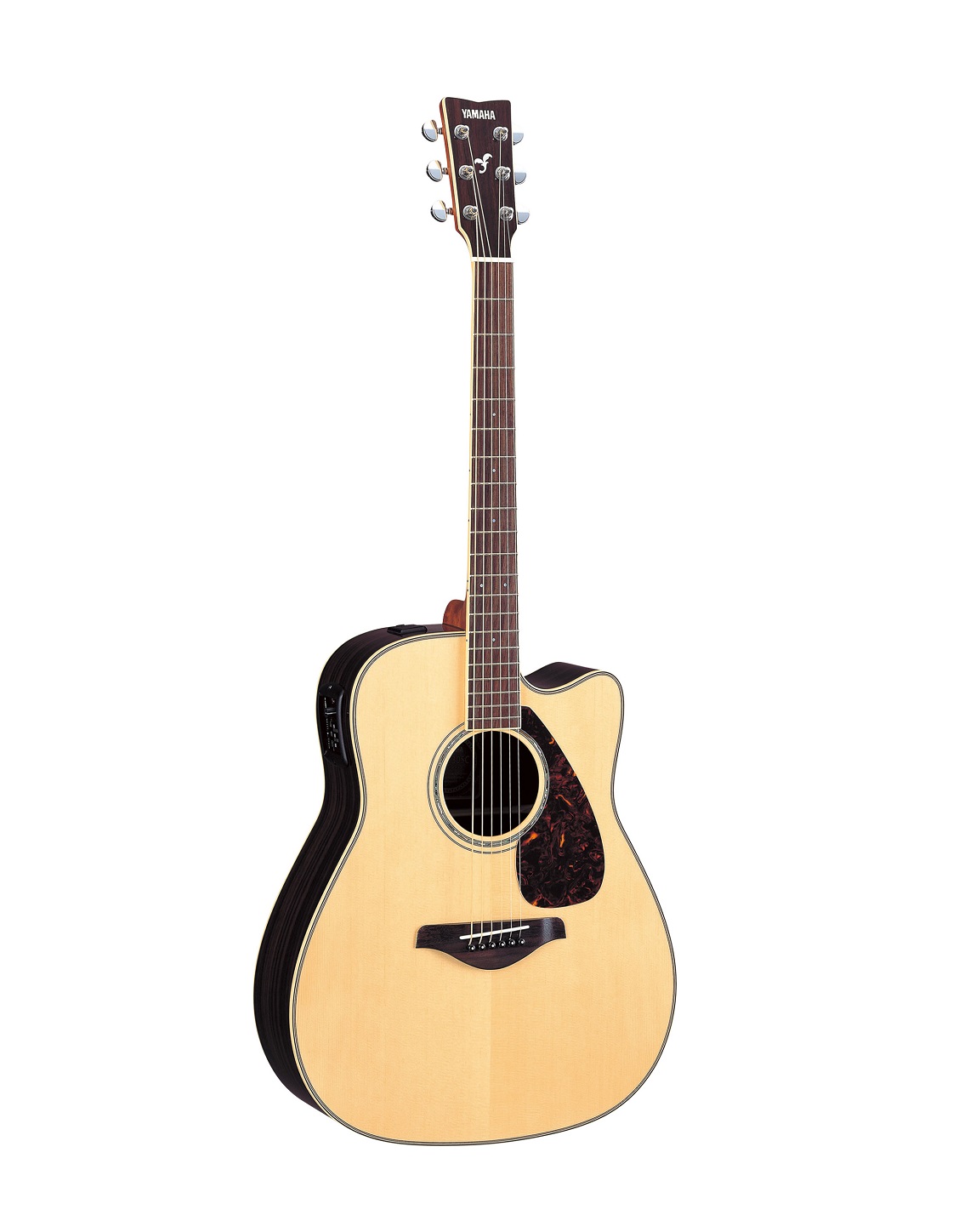 Yamaha Acoustic Guitar FGX730SC Solid Sitka Spruce Top Natural Finish