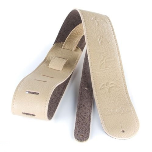 prs birds strap leather tan