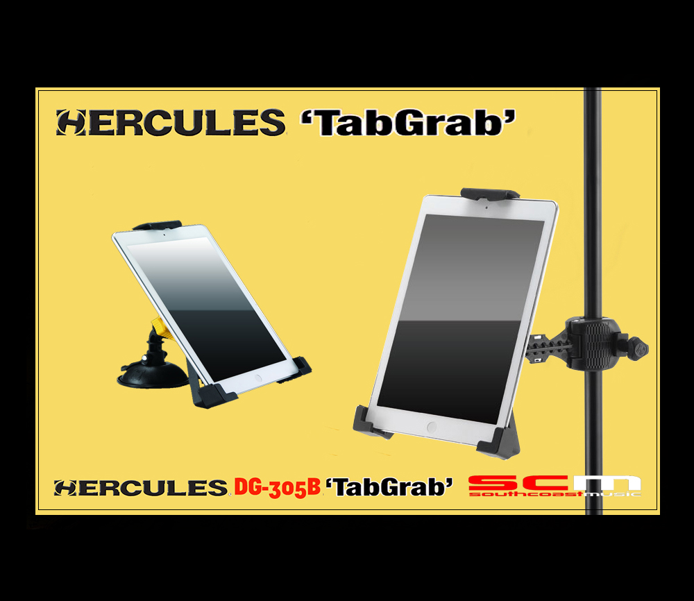 HERCULES STANDS DG305B TABGRAB TABLET/iPAD HOLDER FREE SHIPPING