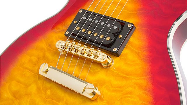 Epiphone Les Paul Prophecy Plus GX Electric Guitar Heritage Cherry Sunburst