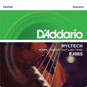 D'Addario EJ88S Soprano Ukulele 23/25 Natural Nylon Uke Strings