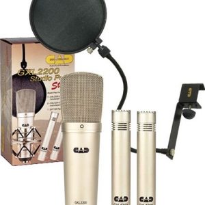 CAD GXL2200SSP Studio Pack 1 x GXL2200 Mic & EPF15a - 2 x GXL1200 Microphones