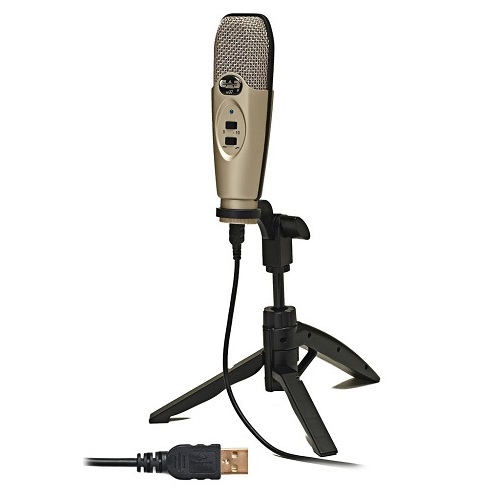 CAD U37 USB Large Diaphragm Cardioid Condenser Microphone w Mic Stand