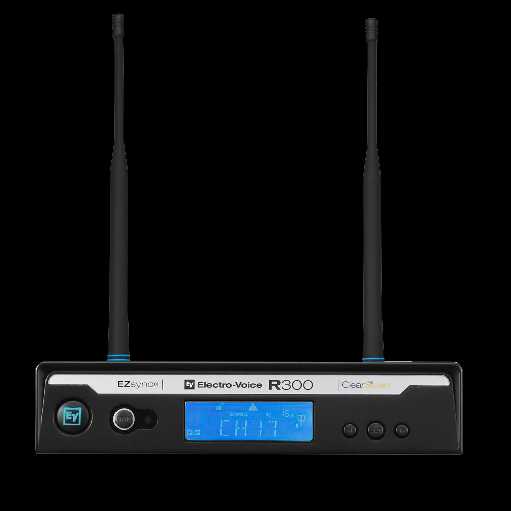 ELECTRO VOICE RE300 EC WIRELESS MICROPHONE SYSTEM WITH HEADSET MIC