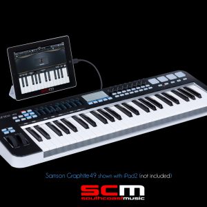 Samson Graphite 49 Usb Midi Keyboard Controller With Aftertouche