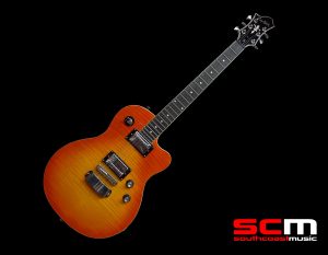 HAGSTROM D2H DELUXE ELECTRIC GUITAR AMBER BURST