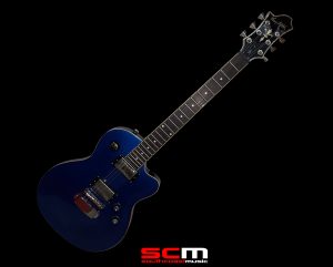 HAGSTROM D2H DELUXE ELECTRIC GUITAR BLUE SPARKLE FINISH