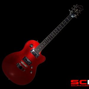 HAGSTROM D2H DELUXE MODEL ELECTRIC GUITAR RED SPARKLE FINISH