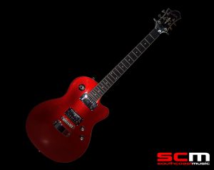 HAGSTROM D2H DELUXE MODEL ELECTRIC GUITAR RED SPARKLE FINISH