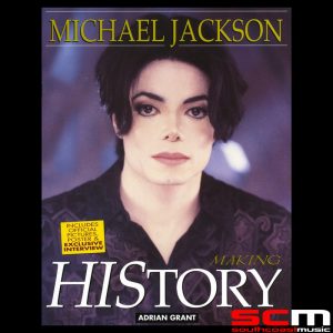 MICHAEL JACKSON - MAKING HISTORY by Adrian Grant ILLUSTRATED PAPERBACK BOOK