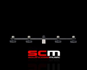 QUAD MICROPHONE BRACKET - HOLD FOUR MICS ON ONE STAND