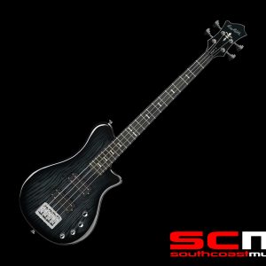 HAGSTROM BELUGA II BASS GUITAR COSMIC BLACK FINISH ACTIVE ELECTRONICS