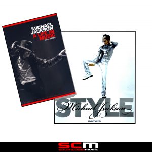 MICHAEL JACKSON TWIN PACK - STYLE and A LIFE IN MUSIC - 2 BOOK PACK GREAT PRICE!