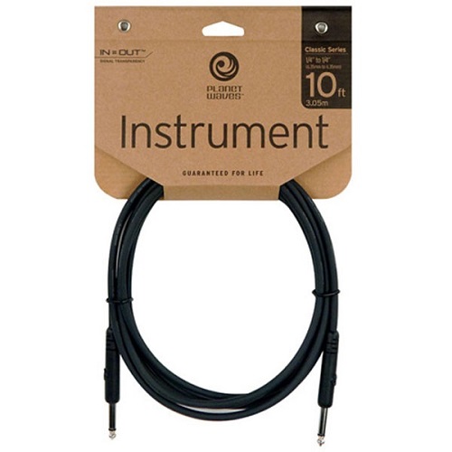 DADDARIO PLANET WAVES CLASSIC GUITAR CABLE 10 PW-CGT-10 10ft LEAD