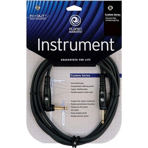 DADDARIO PLANET WAVES 10FT Right Angle Instrument Guitar Cable Lead PW-GRA-10