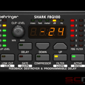 BEHRINGER FBQ100 FEEDBACK SUPPRESSOR - ACTIVE DI - PHANTOM POWER SUPPLY