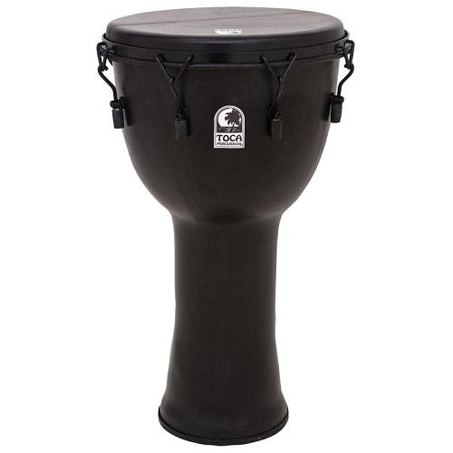 Toca TOCBMD12 12 inch Djembe Black Mamba Hand Drum