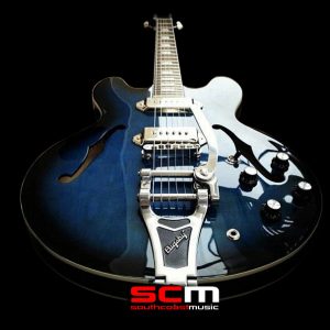 Epiphone Gary Clark Jr “Blak & Blu” Casino Electric Guitar with Bigsby