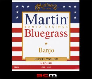 Martin M930 Banjo String Set BlueGrass 11/30 PR/BR Nickelwound 10-22 Strings