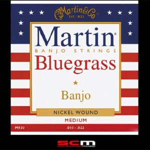 Martin M930 Banjo String Set BlueGrass 11/30 PR/BR Nickelwound 10-22 Strings