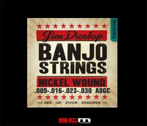 Jim Dunlop DBN4 Tenor Banjo String Set Nickel Wound 9/30 Strings