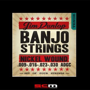 Jim Dunlop DBN4 Tenor Banjo String Set Nickel Wound 9/30 Strings