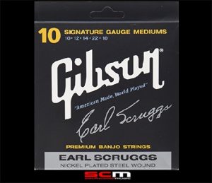 Gibson Banjo String Set 711106530956 Earl Scruggs Medium Gauge Strings