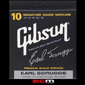 Gibson Banjo String Set 711106530956 Earl Scruggs Medium Gauge Strings